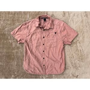 Black Diamond Short Sleeve Button Up Shirt Men’s Size Large Climbing Tactical